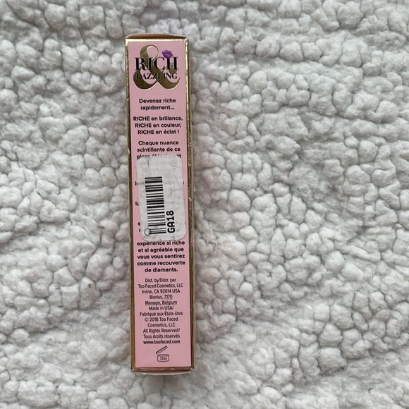 🆕 Too Faced Rich & Dazzling lipgloss in 401K - Picture 11 of 12